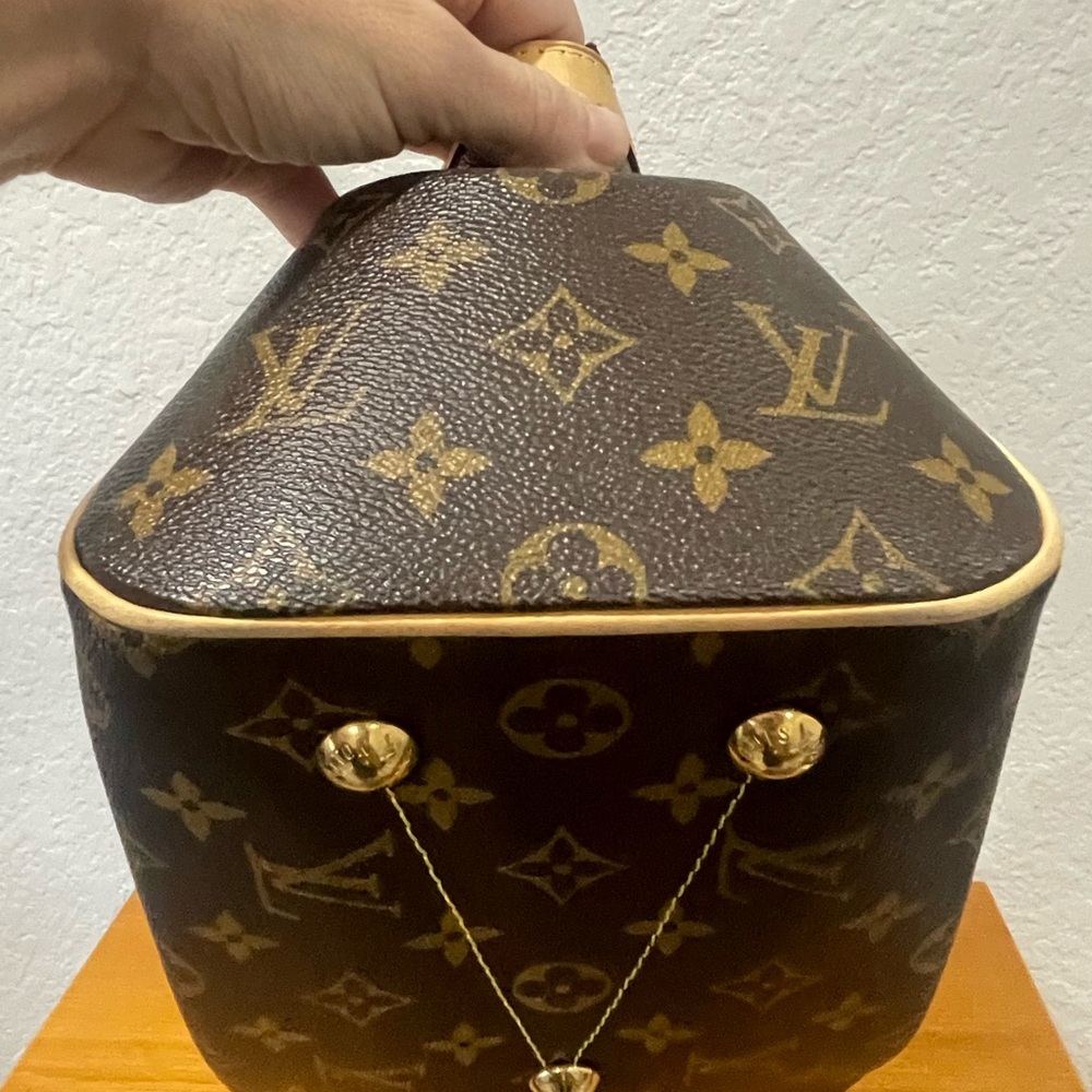 Louis Vuitton Dark Brown Monogram Satchel - Picture 7 of 11